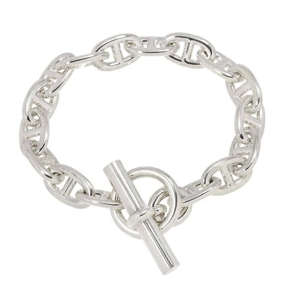 HERMES Chaine dancre MM Bracelet Silver 925 90281906 - Picture 1 of 8